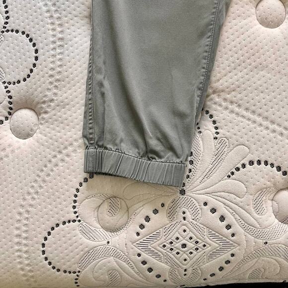 J. Crew Cuffs Pants Mens Size XL Gray Twill Drawstring Garment-Dyed Elastic - Picture 6 of 11